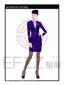 職業(yè)空姐制服設(shè)計圖588