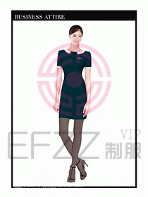 職業空姐制服設計圖600