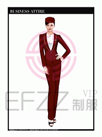 職業(yè)空姐制服設(shè)計圖613