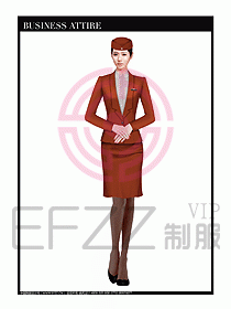 職業(yè)空姐制服設計圖622