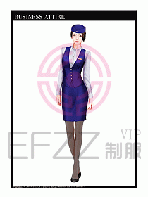 職業(yè)空姐制服設(shè)計圖626