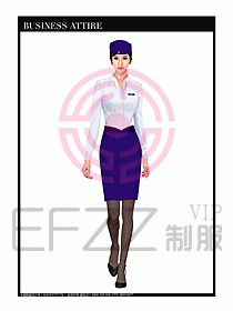 職業空姐制服設計圖633