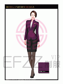 酒店大堂服務(wù)員制服設(shè)計(jì)754