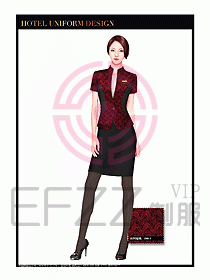 酒店大堂服務(wù)員制服設(shè)計(jì)759