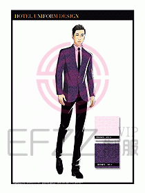 酒店大堂服務(wù)員制服設(shè)計(jì)767