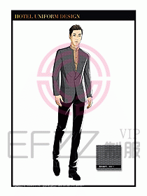 酒店大堂服務員制服設計770