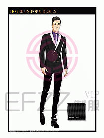 酒店大堂服務員制服設計776