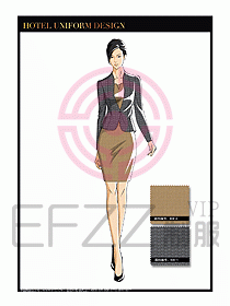 酒店大堂服務(wù)員制服設(shè)計(jì)795