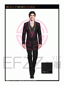 酒店大堂服務員制服設計806