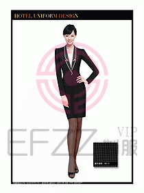 酒店大堂服務員制服設計808