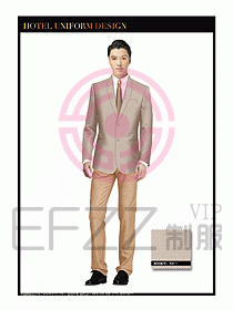 酒店大堂服務員制服設計811