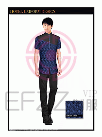 酒店中餐服務(wù)員制服設(shè)計1497
