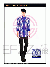 酒店中餐服務(wù)員制服設(shè)計1514