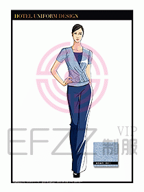 按摩技師美容制服設(shè)計1033
