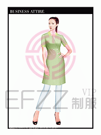 按摩技師美容制服設計1060