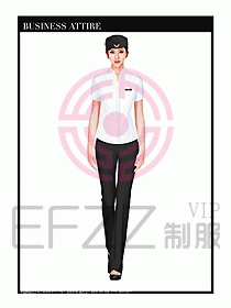 職業裝空姐服制服設計圖708