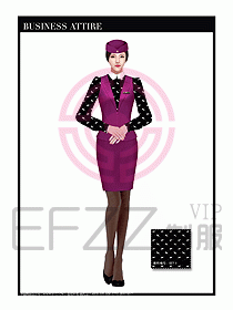 職業裝空姐服制服設計圖726