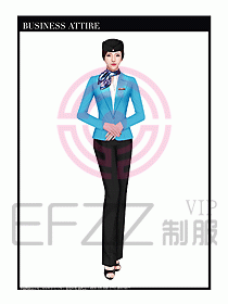 職業(yè)裝空姐服制服設(shè)計圖731