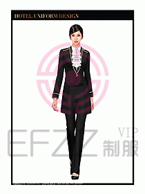 酒店門童保安行李生制服設計994