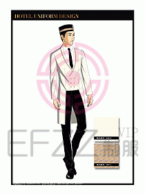 酒店門童保安行李生制服設(shè)計1004
