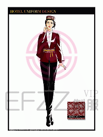 酒店門童保安行李生制服設計1011