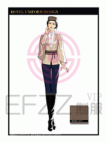 酒店門童保安行李生制服設(shè)計(jì)1012