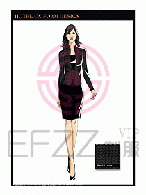 酒店總臺(tái)大堂服務(wù)員制服837