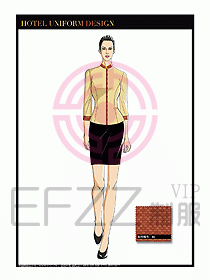 餐飲中餐傳菜員制服設(shè)計115