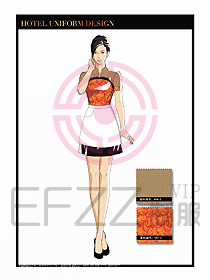 餐飲中餐傳菜員制服設(shè)計(jì)116
