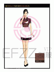 餐飲中餐傳菜員制服設計123