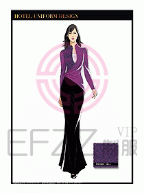酒店制服西餐咨客服裝設(shè)計(jì)443