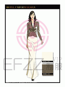 酒店制服西餐咨客服裝設(shè)計(jì)459