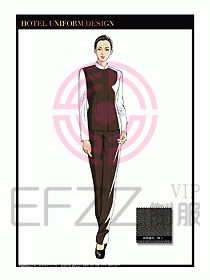 客房服務員制服設計圖460