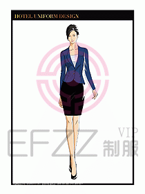 總臺收銀接待制服設計圖250