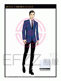 總臺收銀接待制服設(shè)計圖252