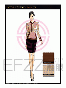 總臺收銀接待制服設計圖263