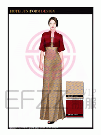 水療SPA咨客迎賓制服設(shè)計(jì)347