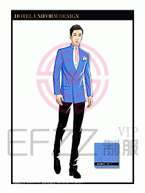 水療SPA咨客迎賓制服設計353