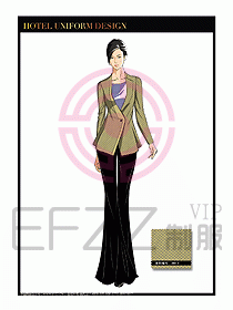 水療SPA咨客迎賓制服設計356