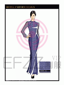 水療SPA咨客迎賓制服設(shè)計363