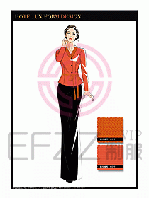 水療SPA咨客迎賓制服設計370