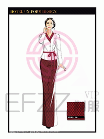 水療SPA咨客迎賓制服設(shè)計368