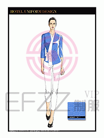 SPA會(huì)所服務(wù)生制服設(shè)計(jì)圖399