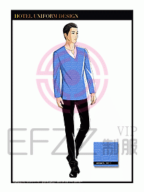 SPA會(huì)所服務(wù)生制服設(shè)計(jì)圖402