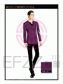 SPA會所服務生制服設計圖401