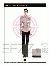 SPA會所服務生制服設計圖417