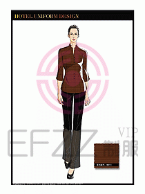 SPA會所服務生制服設計圖419