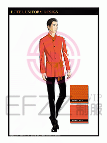 SPA會所服務生制服設計圖439