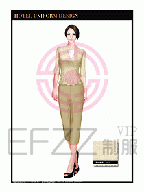 按摩技師美容制服設(shè)計1142