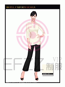 按摩技師美容制服設(shè)計(jì)1230